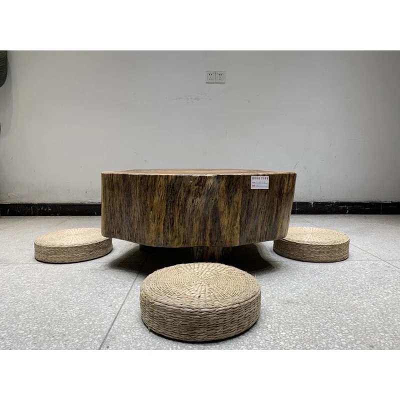 Spirited Africa Wood Drum Table