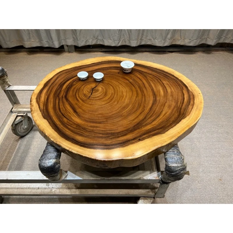 Summit Live Edge Round Dining Table
