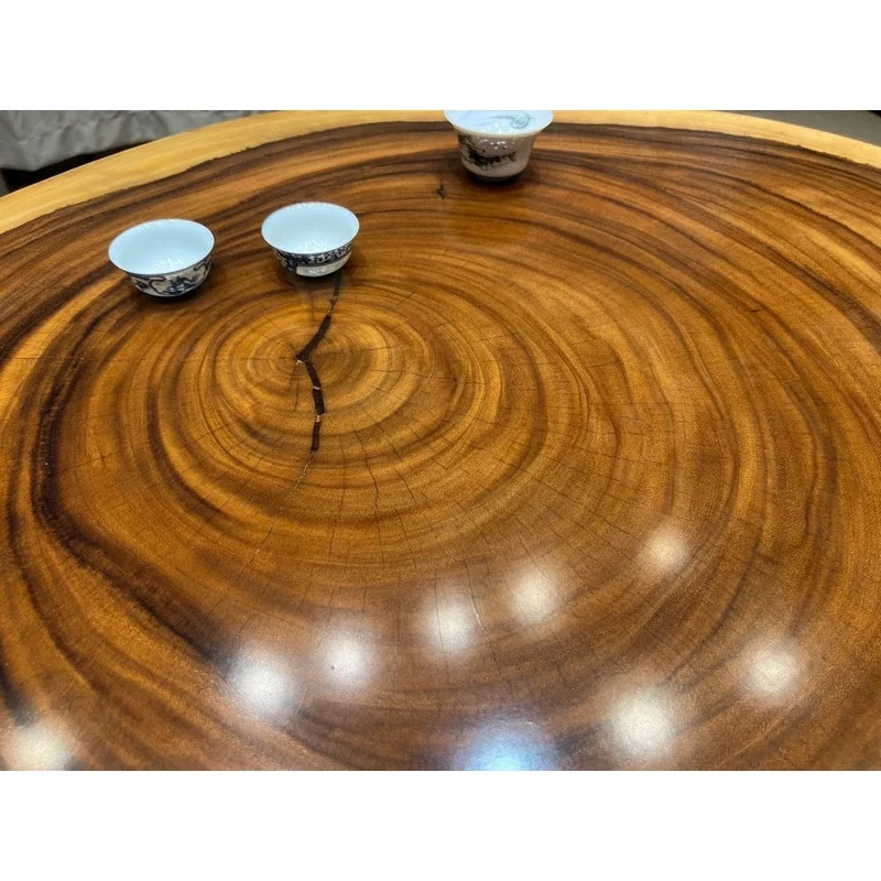 Summit Live Edge Round Dining Table
