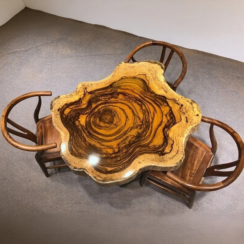 Vertex Star Shape Beli Noir Wood Coffee Table