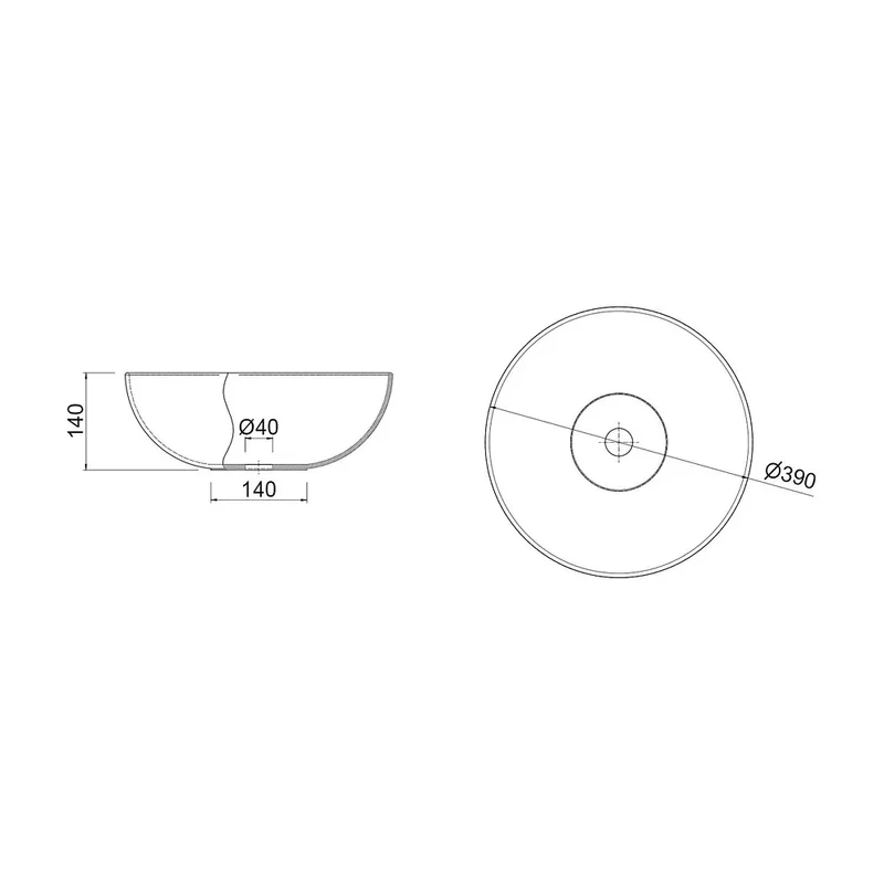 Mueble de Baño Lavabo sobre Encimera Salgar Uniiq 120 cm