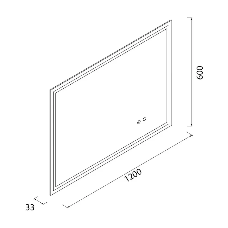 Mueble de Baño Lavabo sobre Encimera Salgar Uniiq 120 cm