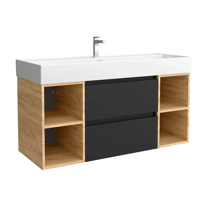 Mueble de Baño Salgar Bequia Negro Mate