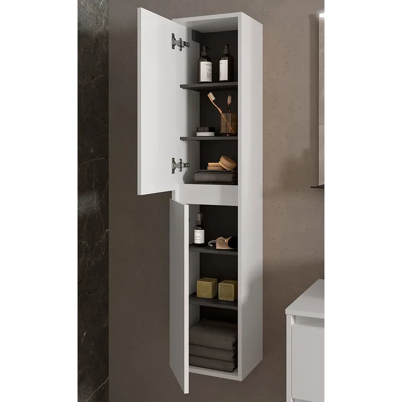 Lavabo de Baño Salgar Noja 90 cm Blanco Brillo