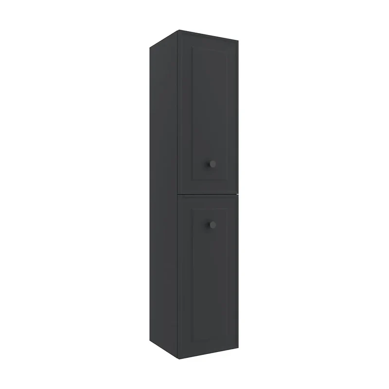 Mueble de Baño 2 Cajones Salgar Renoir 60 cm Gris Antracita