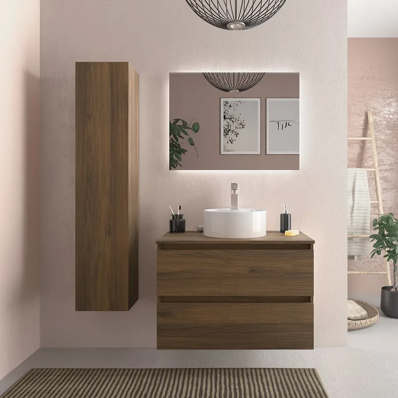 Mueble de Baño Lavabo sobre Encimera Salgar Bequia 80 cm