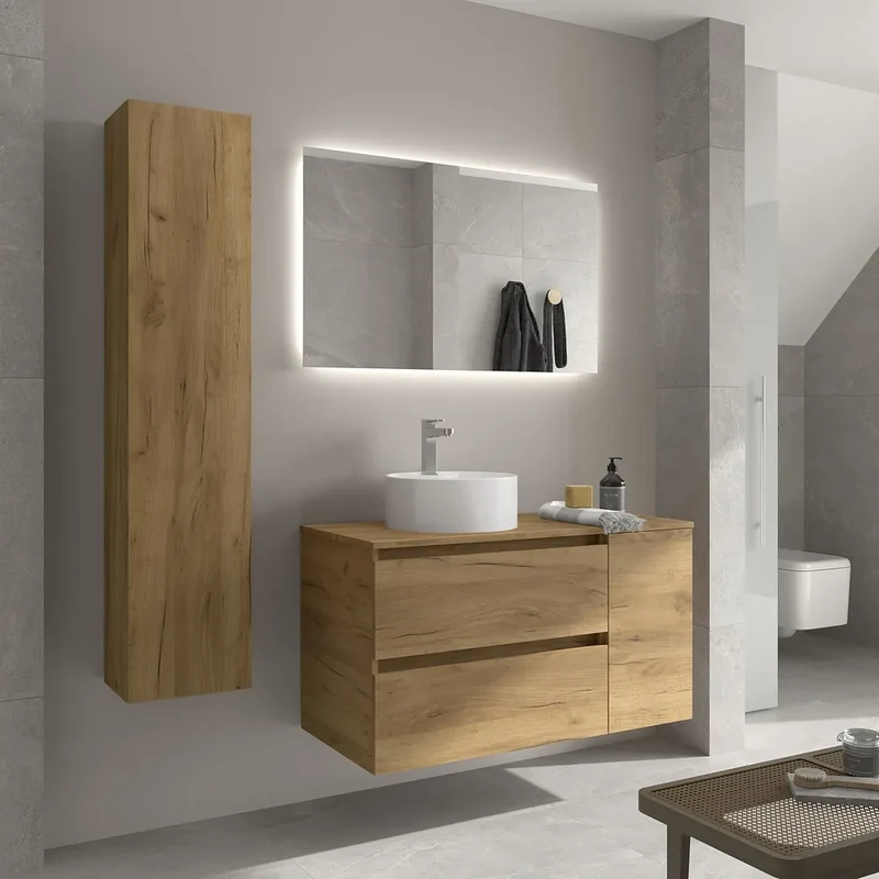 Mueble de Baño Lavabo sobre Encimera Salgar Bequia Plus 90 cm