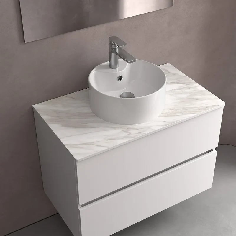 Mueble de Baño 2 Cajones Salgar Optimus Roble Natural