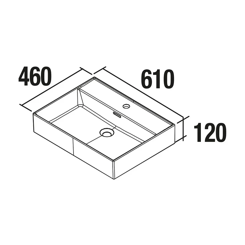 Mueble de Baño 2 Cajones Salgar Monterrey 60 cm Roble Natural