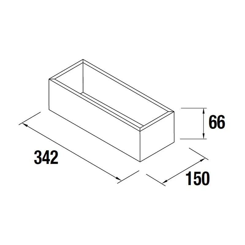 Mueble de Baño 2 Cajones Salgar Monterrey 60 cm Roble Natural