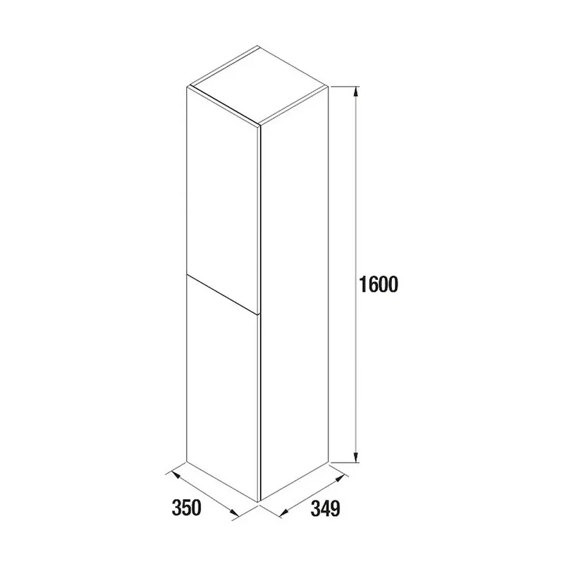 Mueble de Baño con Lavabo y 2 Cajones Salgar Spirit