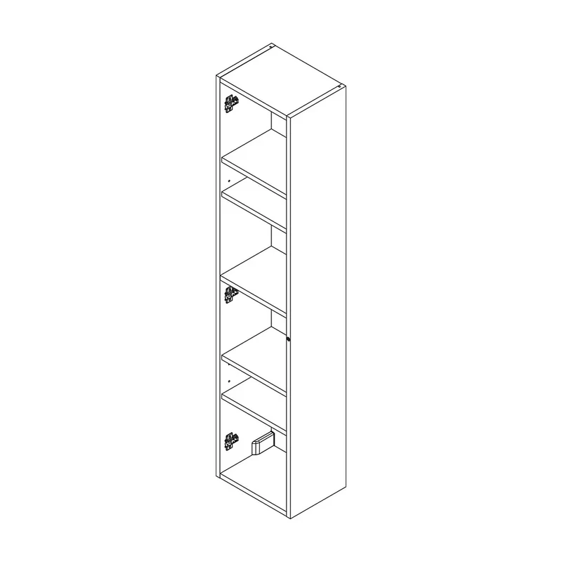 Mueble de Baño Suspendido con Lavabo Salgar 101 cm