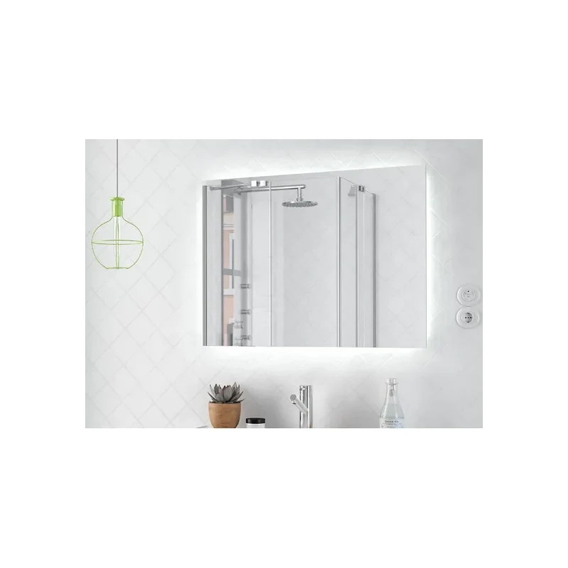 Mueble de Baño con Lavabo y 3 Cajones Salgar Spirit 80 cm Blanco Brillo