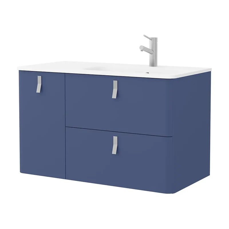 Mueble de Baño con Lavabo Salgar Uniiq 120 cm Azul