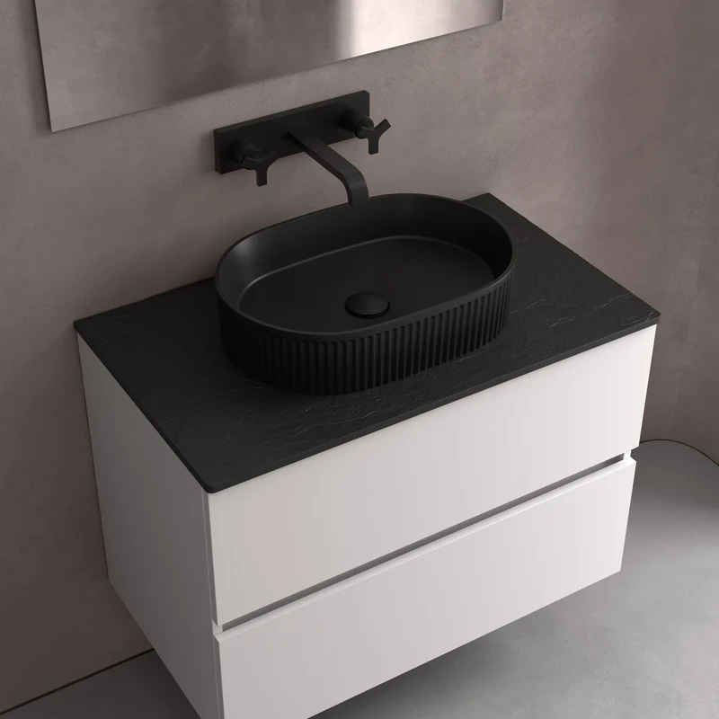 Lavabo de posar VENICE, Porcelana (480x325x110 mm)