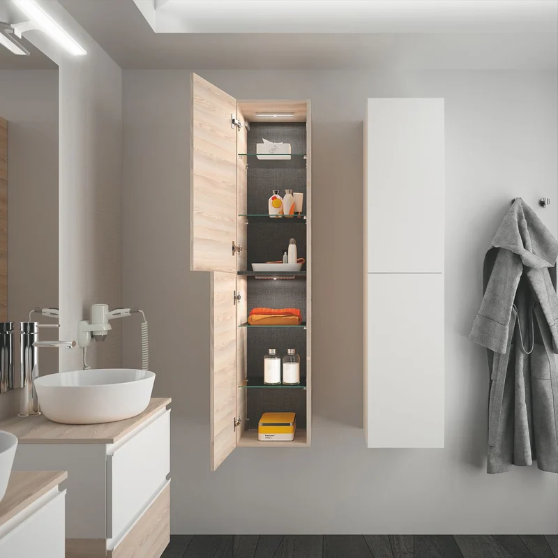 Pilar Auxiliar ALLIANCE 160cm, Reversible. 2 Puertas Push (350x1600x349 mm)