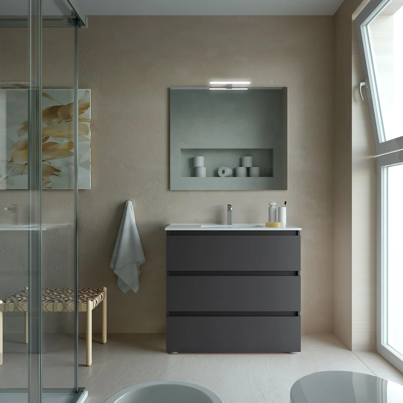 Mueble de 3 Cajones SPIRIT de Salgar. 12 Acabados de 60 a 100 cm