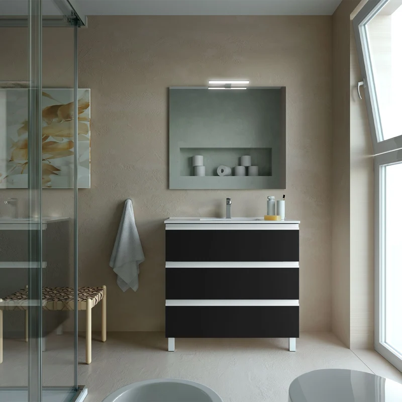 Mueble de 3 Cajones SPIRIT de Salgar. 12 Acabados de 60 a 100 cm