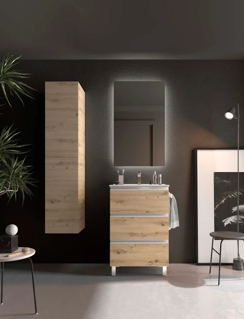 Mueble de 3 Cajones SPIRIT de Salgar. 12 Acabados de 60 a 100 cm