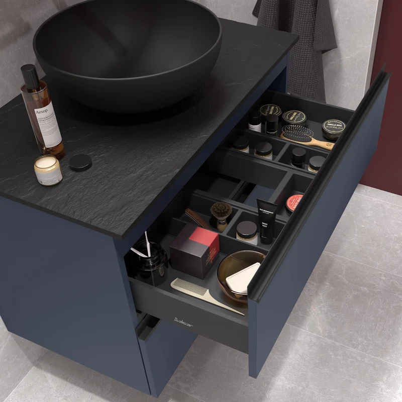 Mueble de baño SPIRIT de Salgar. 2 Cajones Metálicos de 60 a 120 cm