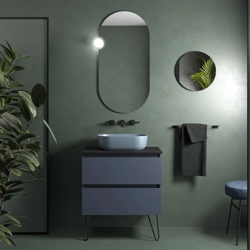 Mueble de baño SPIRIT de Salgar. 2 Cajones Metálicos de 60 a 120 cm