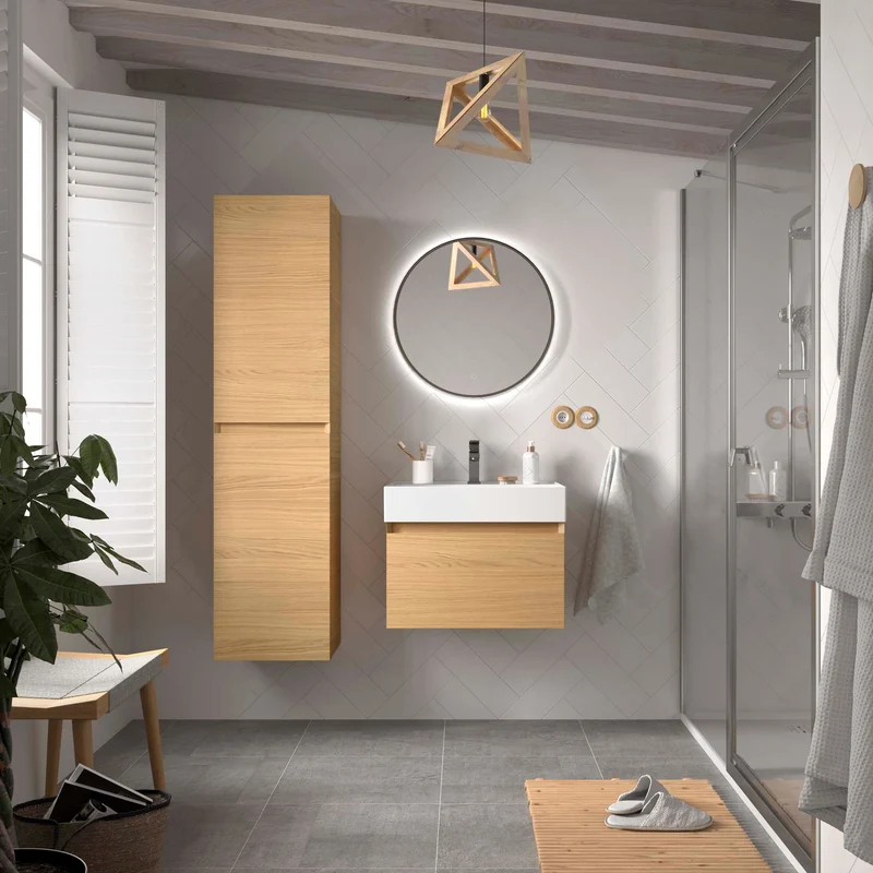 Mueble de baño MARA 1 Cajón de Salgar. Disponibles en 60, 80 y 100 cm.