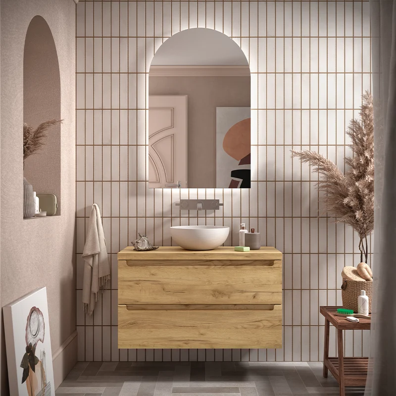 Conjunto MONTERREY 100 cm, Roble África de Salgar