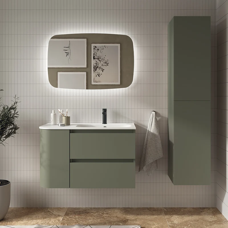 Conjunto SPIRIT 90 cm, Green Forest – Elegancia Natural y Funcionalidad Contemporánea