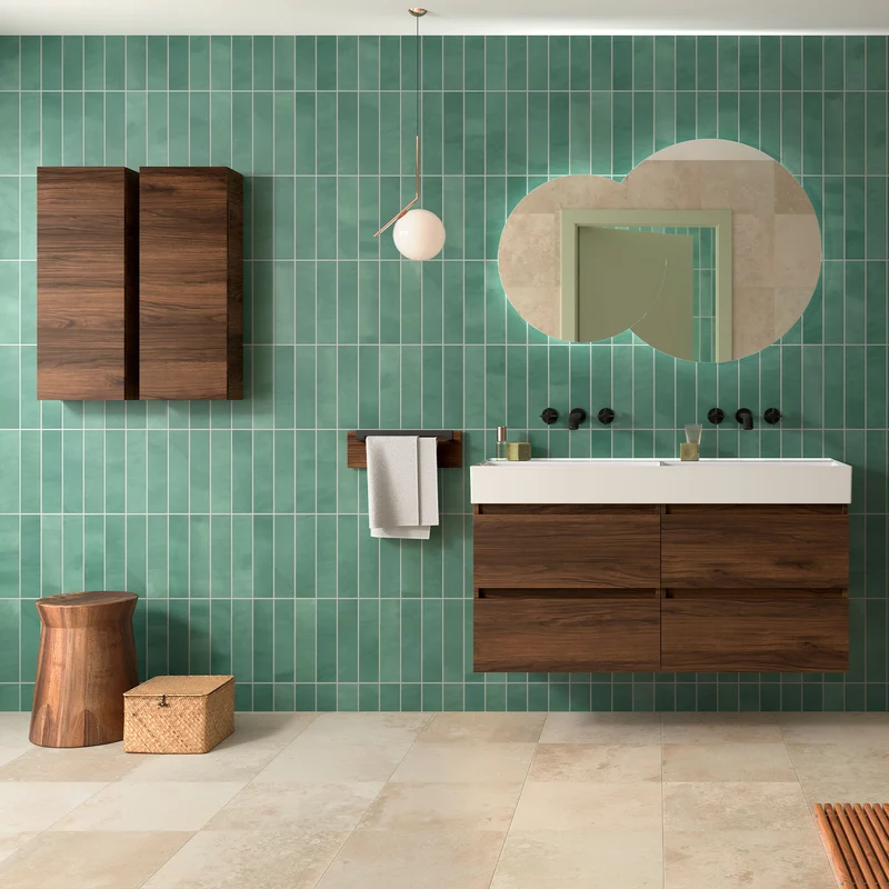 Conjunto SPIRIT 120cm de Nogal Maya | Moderno y Elegante