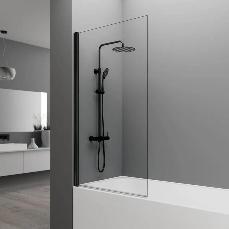 Mampara de Bañera OPEN de GME. 2 Opciones: Abatible | Fijo + Abatible