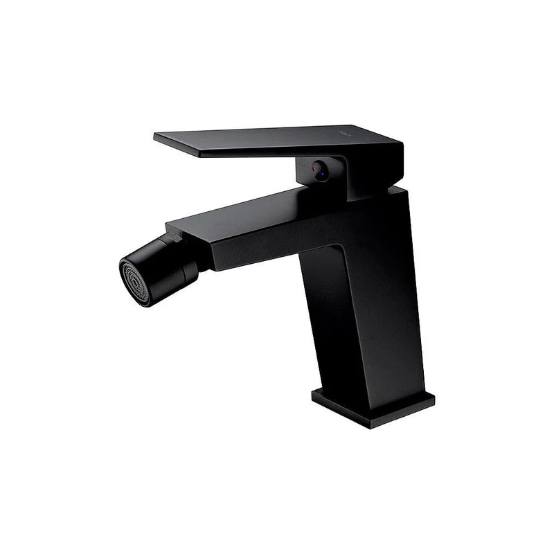 Grifo Bidé Monomando ART Negro Mate Imex | Cartucho Cerámico 25mm + Latiguillos Incluidos