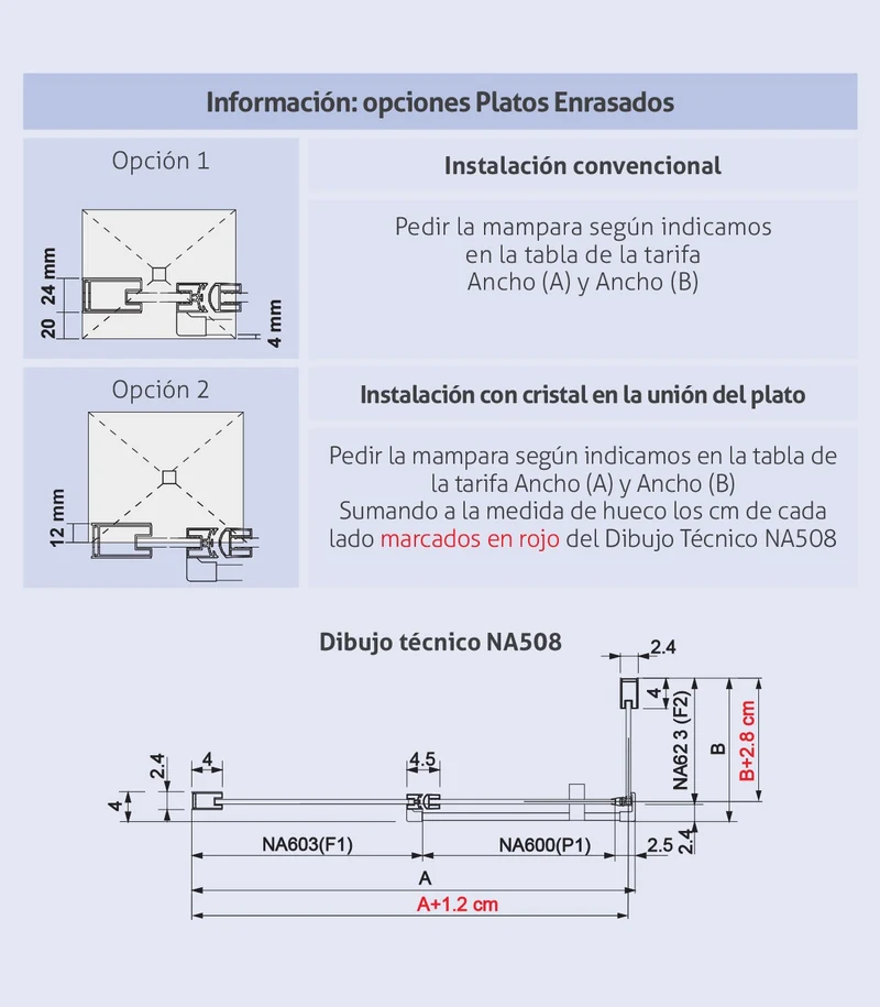 Mampara Angular Batiente NARDI 508 de Kassandra, Fijo con Puerta Abatible y Lateral Fijo
