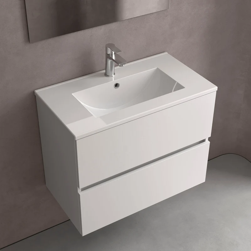 Mueble de baño FUSSION LINE 700 Fondo 40. 2 Cajones 697 x 540 x 385 mm