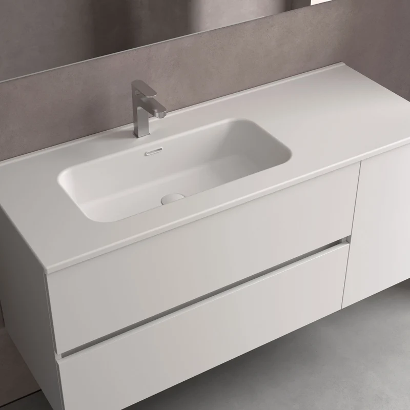Lavabo con Poza Desplazada CONSTANZA. Opciones de medidas y acabados