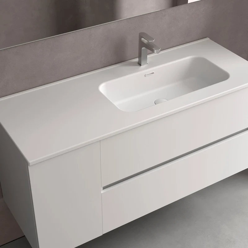 Lavabo con Poza Desplazada CONSTANZA. Opciones de medidas y acabados