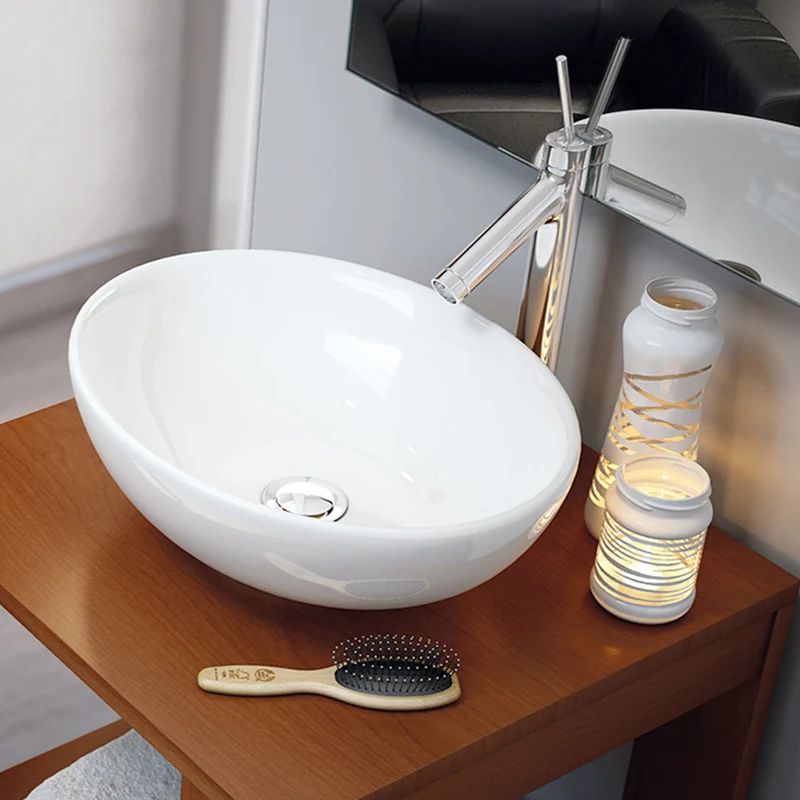 Lavabo de Porcelana OVAL de Art&Bath. 41x33x14,5 cm
