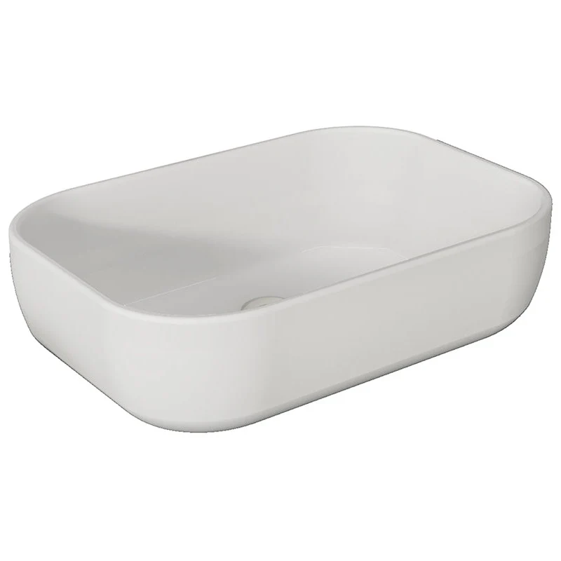 Lavabo Porcelana Cerámica Extrafina HORUS 45,5x32x13,5 Sobre Encimera