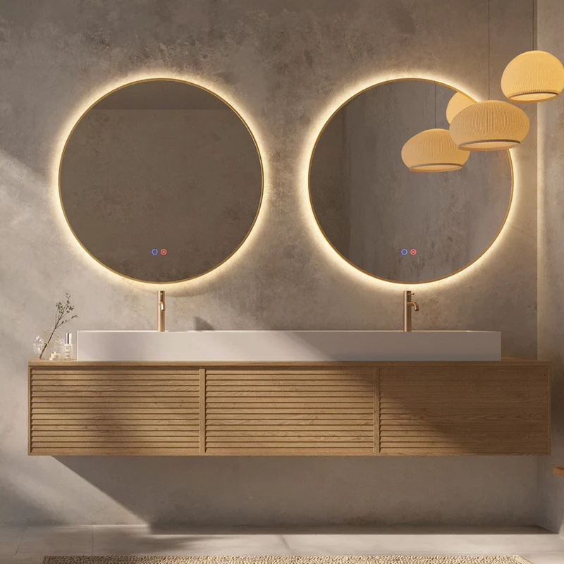Espejo de baño Led Redondo FUN de Ledimex. de 60, 70 y 80 cm
