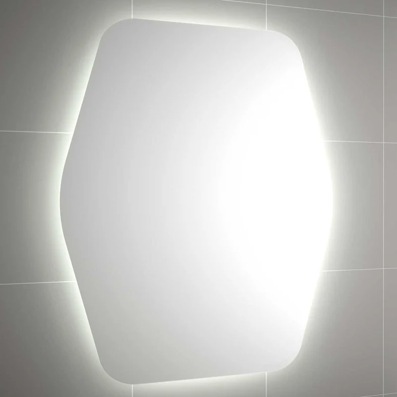 Espejo ORGANIC de Salgar. Con luz led (4,4 W/m - 4000ºK.) IP44