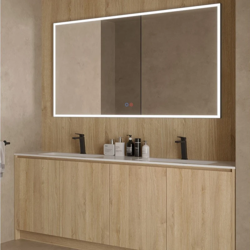 Espejo de baño Led Cuadrado SUIZA de Ledimex