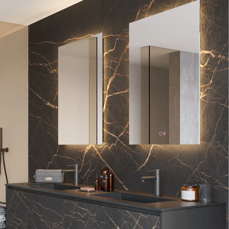Espejo de baño Led Cuadrado ITALIA de Ledimex
