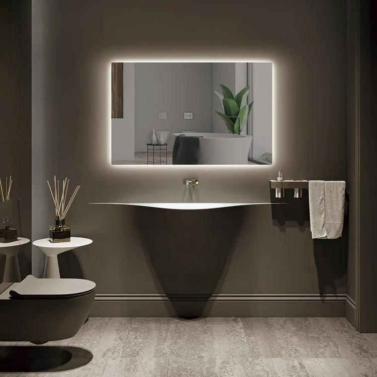 Espejo de baño Led Cuadrado ITALIA de Ledimex