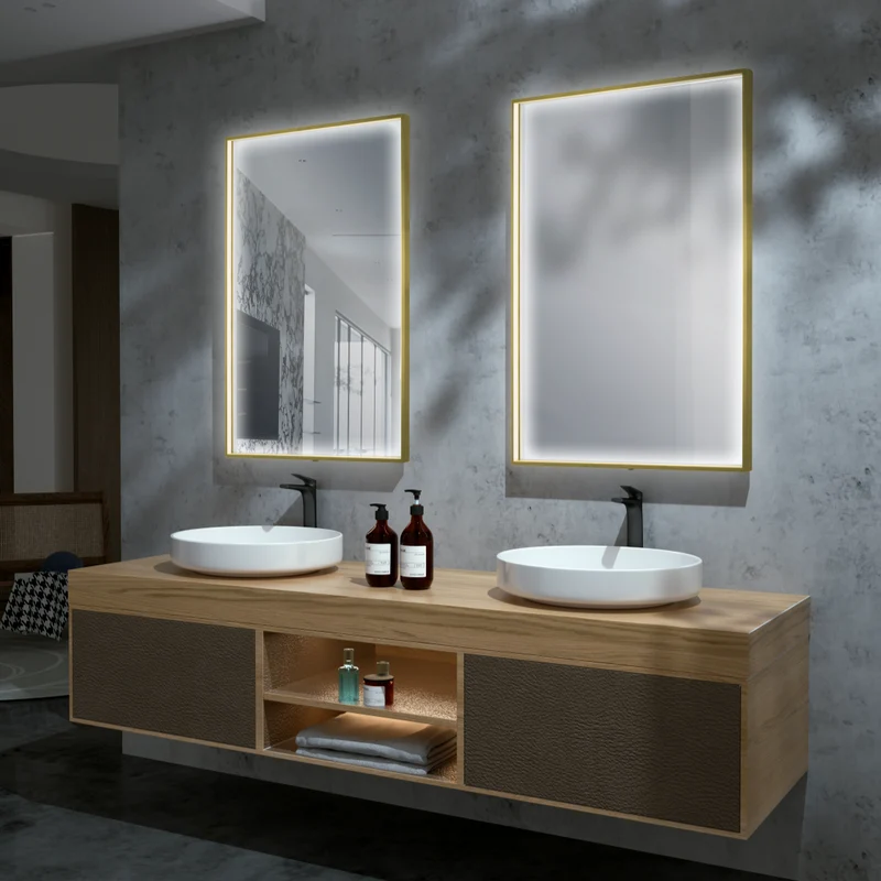 Espejo de baño Led Cuadrado ABILITY de Ledimex