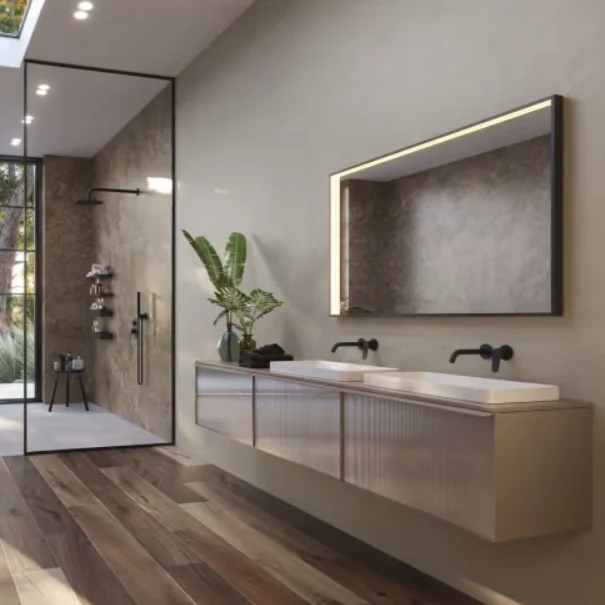 Espejo de baño Led Cuadrado ABILITY de Ledimex