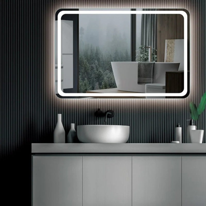 Espejo de baño Led Cuadrado con canto Redondeado AUSTRIA de Ledimex
