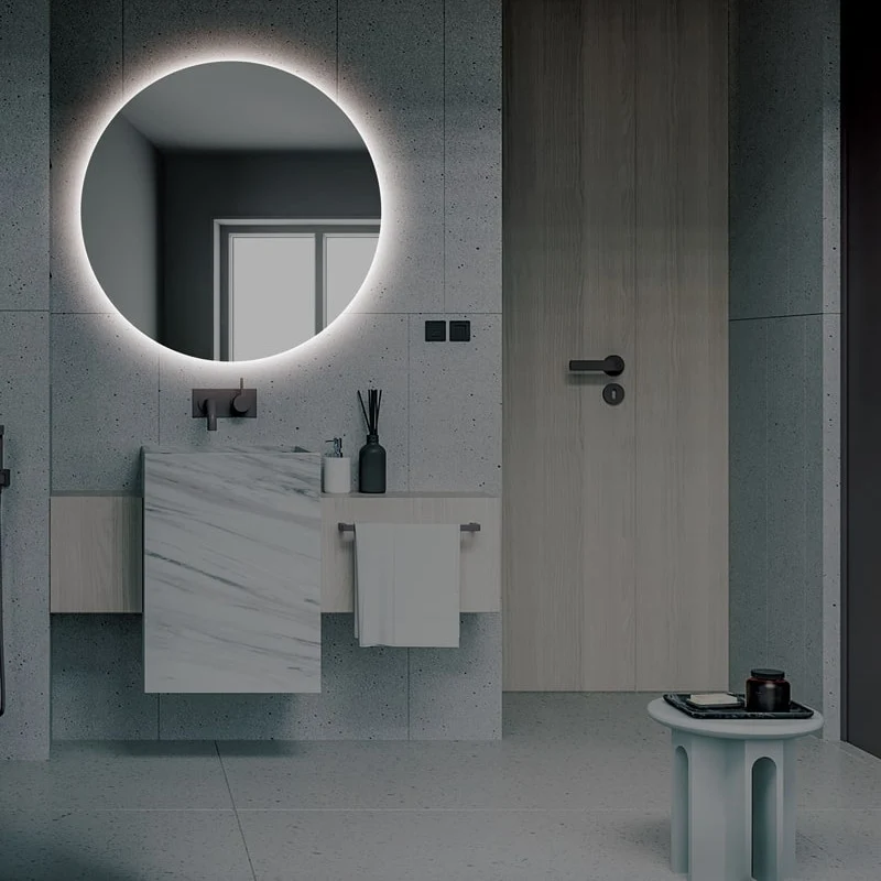 Espejo de baño Led Redondo LISBOA de Ledimex