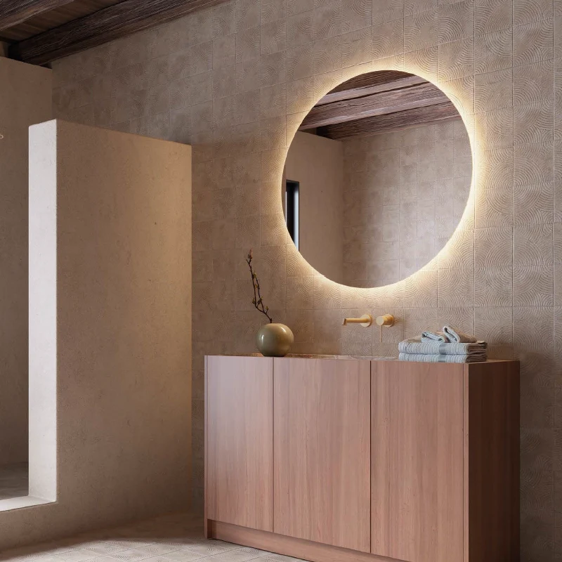 Espejo de baño Led Redondo OPORTO de Ledimex