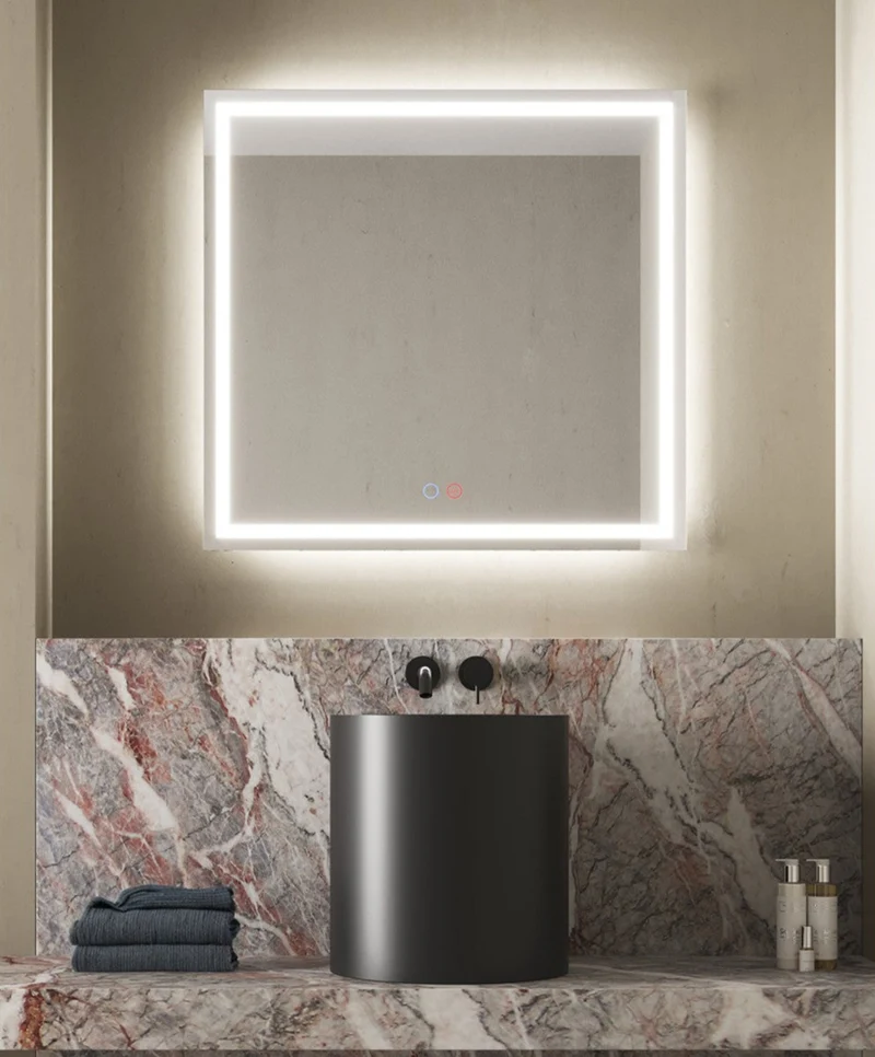 Espejo de baño Led Cuadrado HOLANDA de Ledimex
