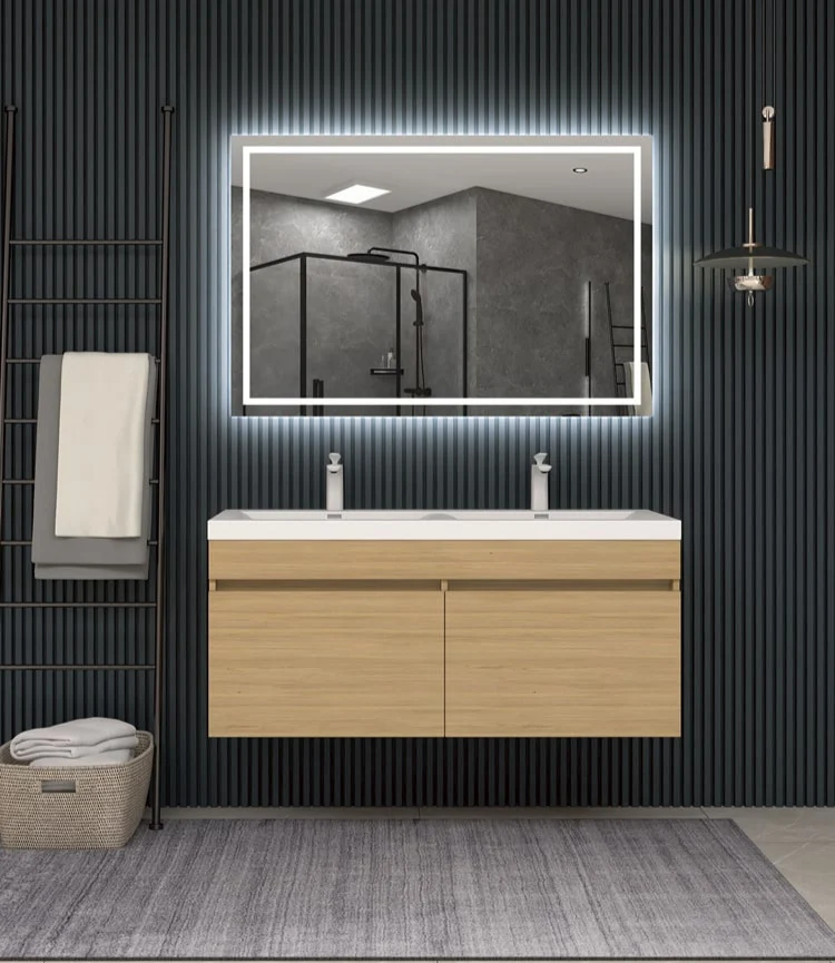 Espejo de baño Led Cuadrado HOLANDA de Ledimex