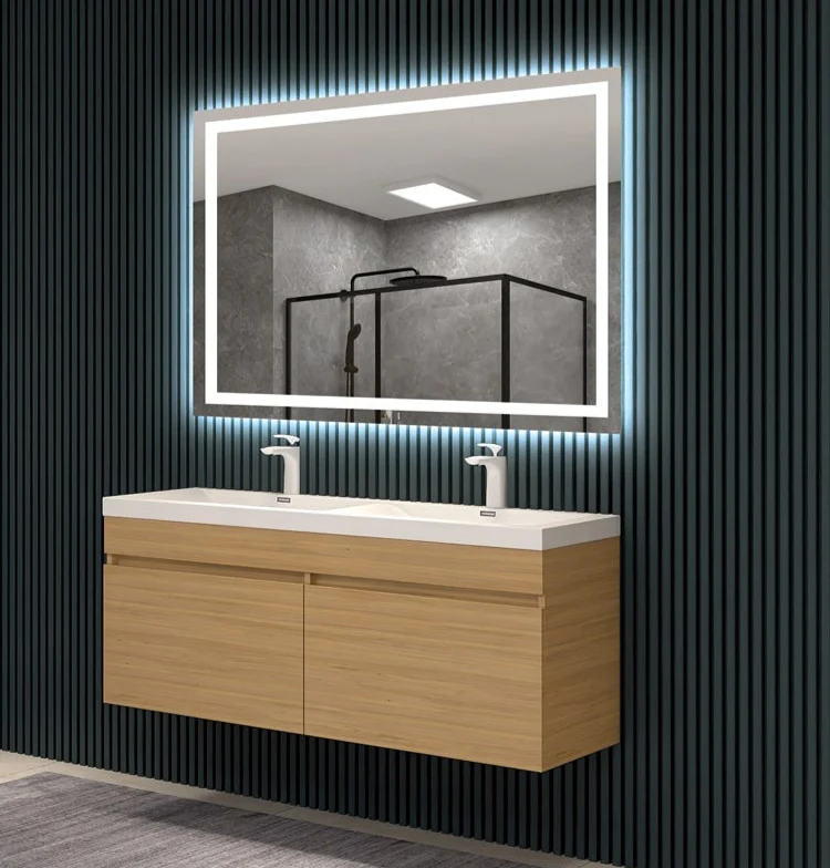 Espejo de baño Led Cuadrado HOLANDA de Ledimex